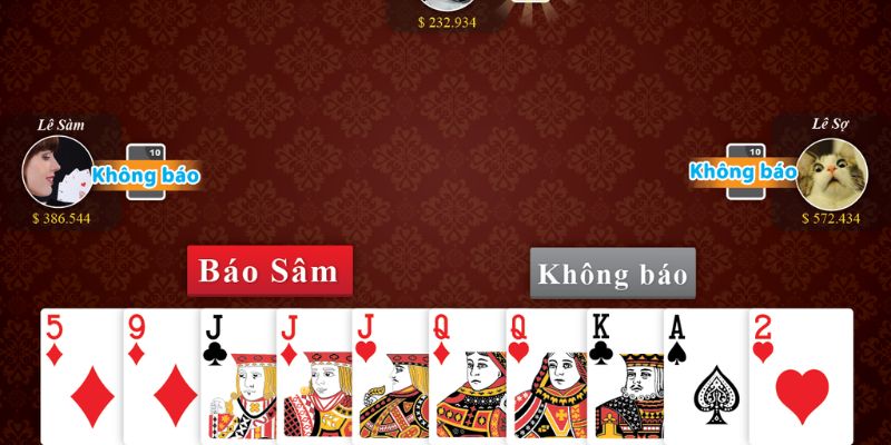 Game bài Sâm sở hữu quy luật độc đáo